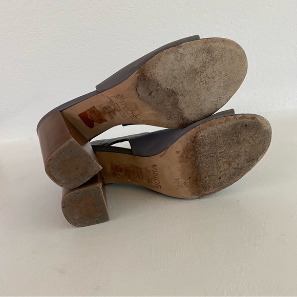 Vince ‘Faye’ Open Toe Gray Bootie - Picture 5 of 7